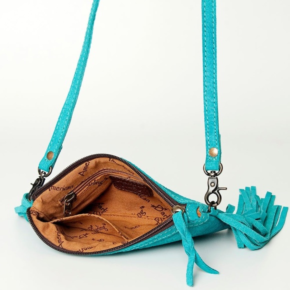 American Darling Small Crossbody Genuine Western Leather - Picture 9 of 14